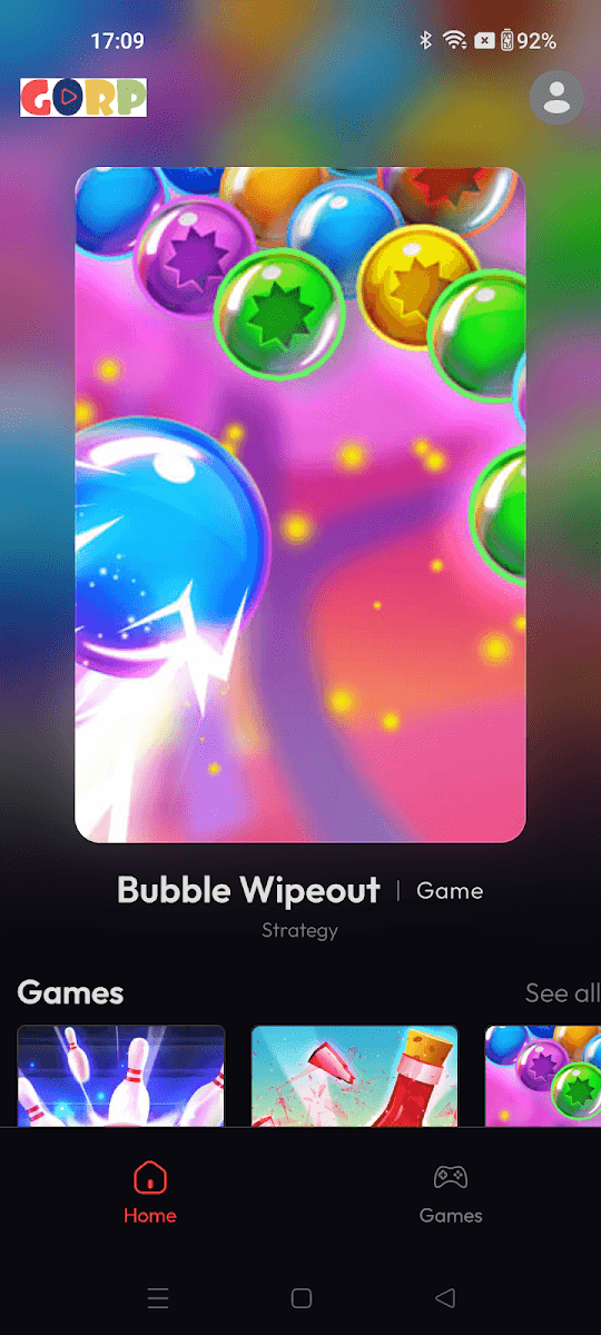 Jump straight into a game