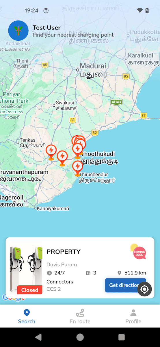 Yang EV Charging screenshot